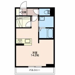 西松本駅 徒歩15分 3階の物件間取画像